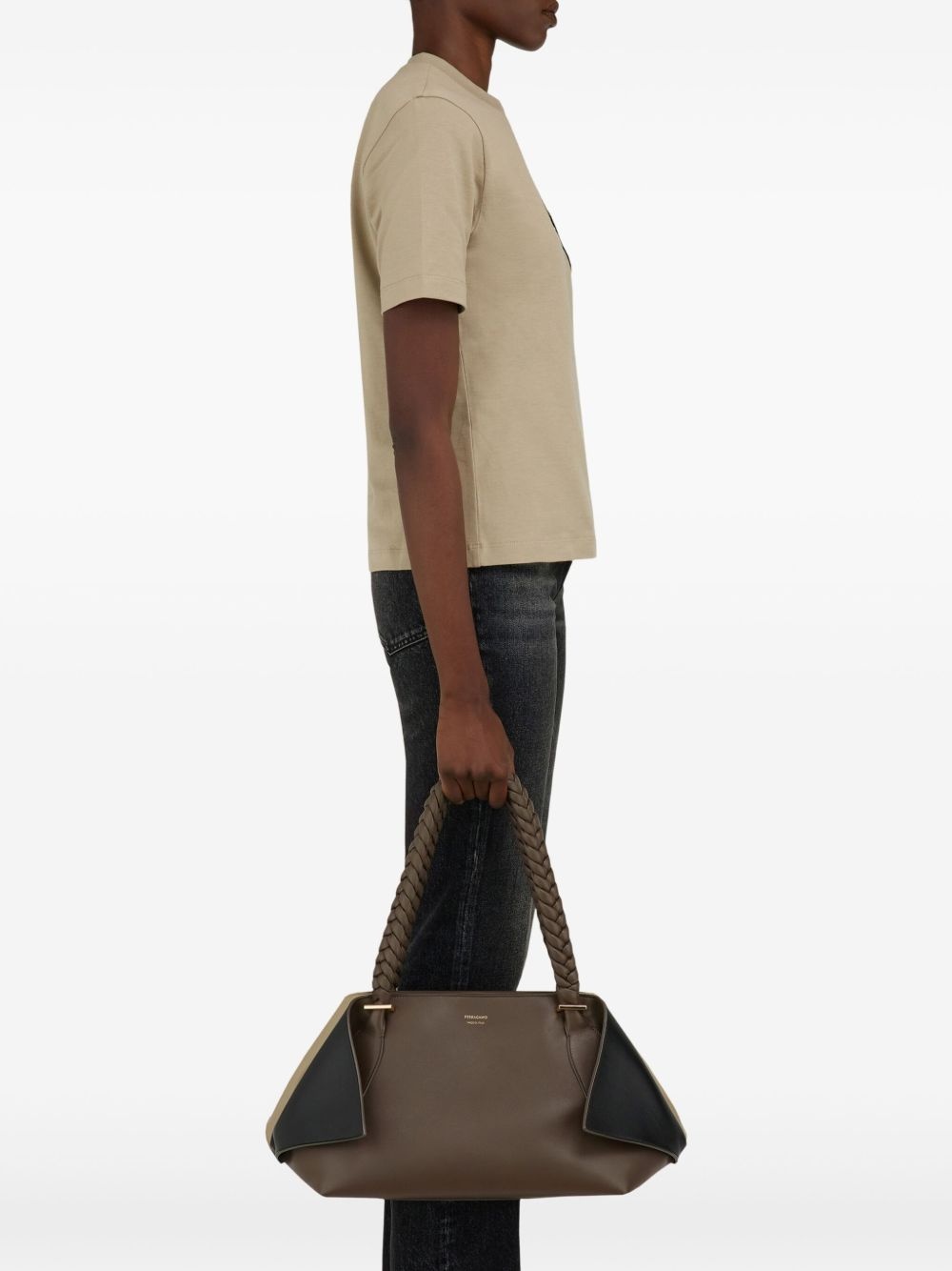 L leather shoulder bag - 2