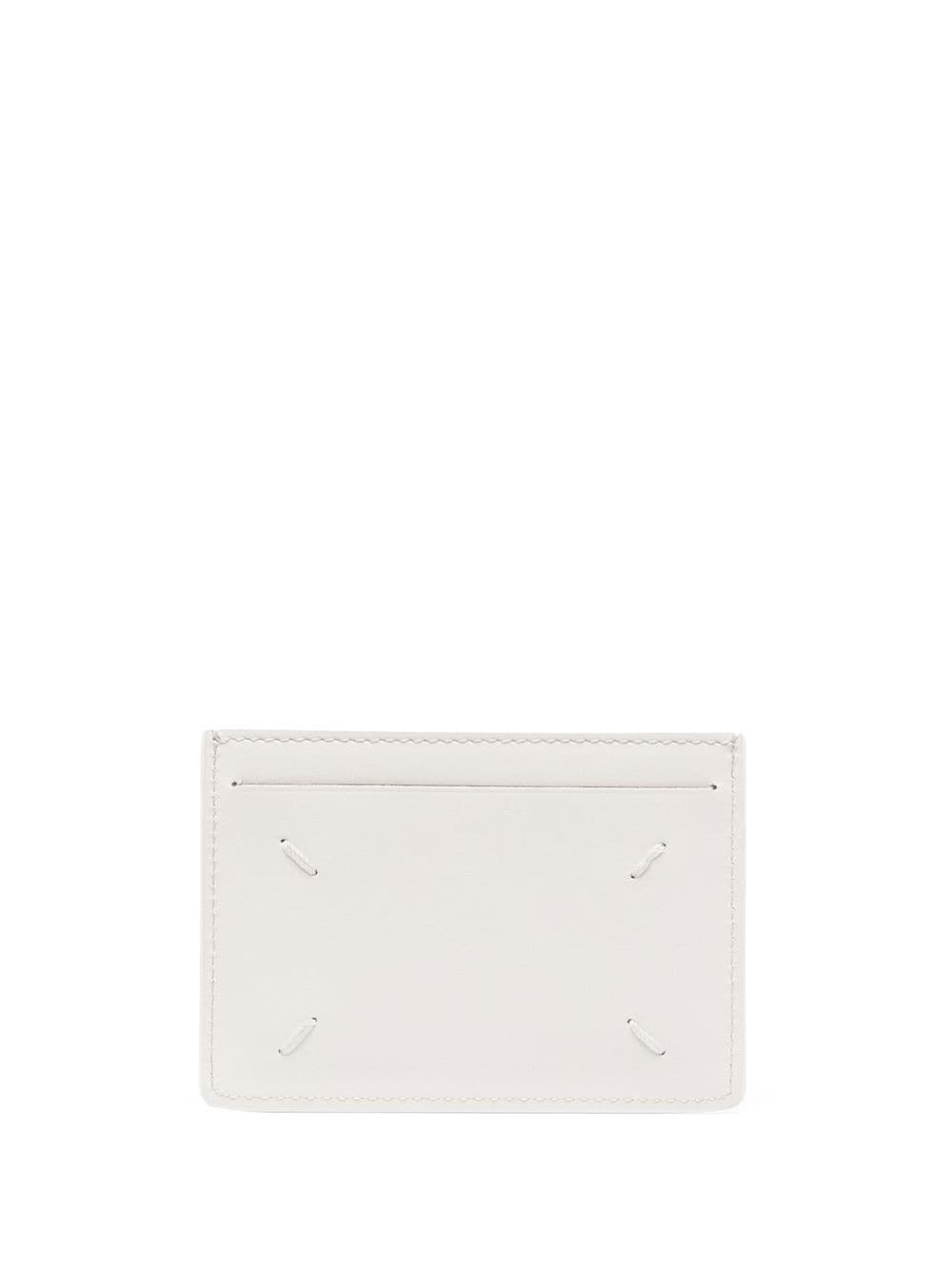 four-stitch leather card holder - 2