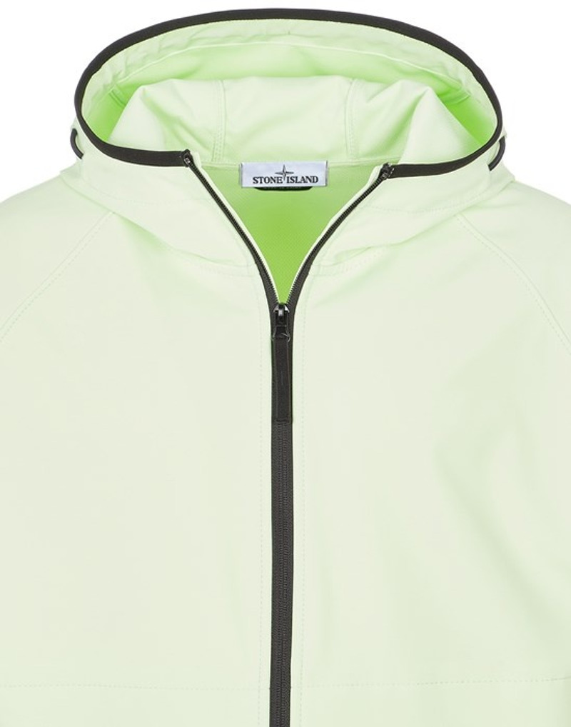 40927 LIGHT SOFT SHELL-R_e.dye® TECHNOLOGY IN RECYCLED POLYESTER LIGHT GREEN 3