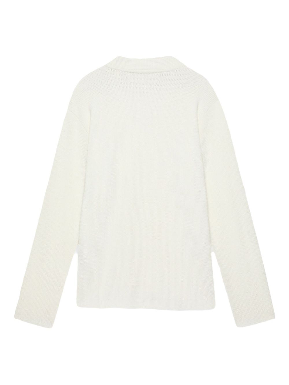long-sleeve thermal jersey "White" sweater - 2