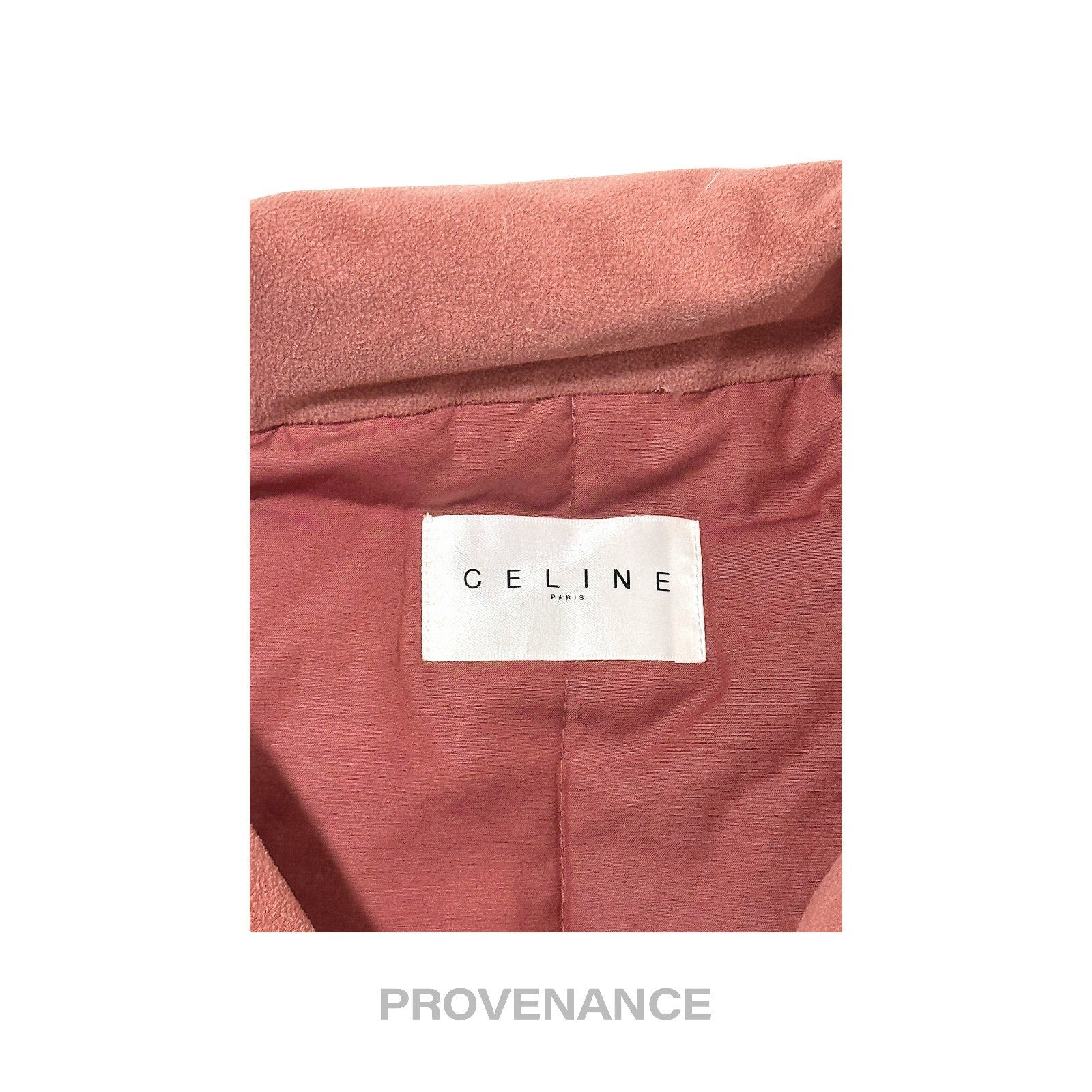 Celine Logo Padded Down Vest - Red Paisley - 6
