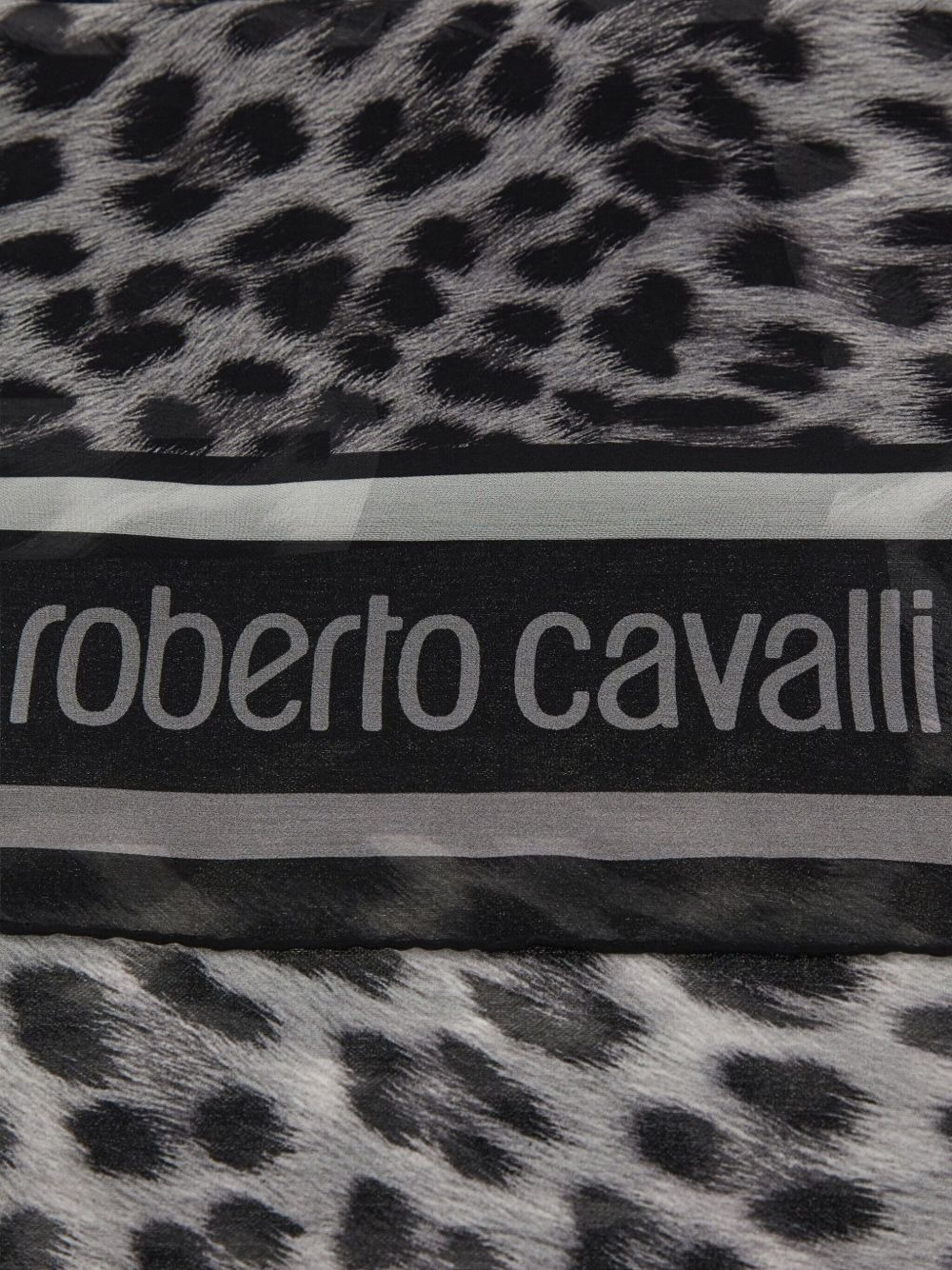 leopard-pattern scarf - 2
