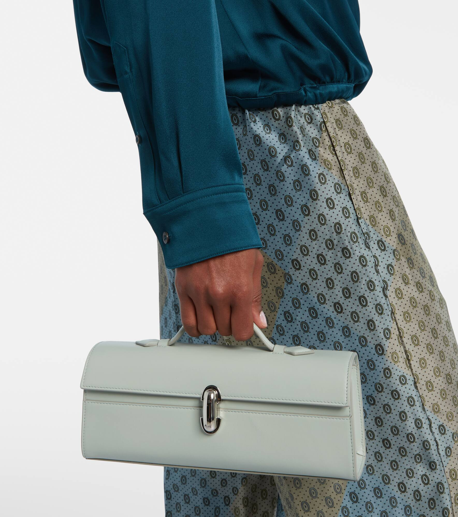 Slim Symmetry leather tote bag - 6