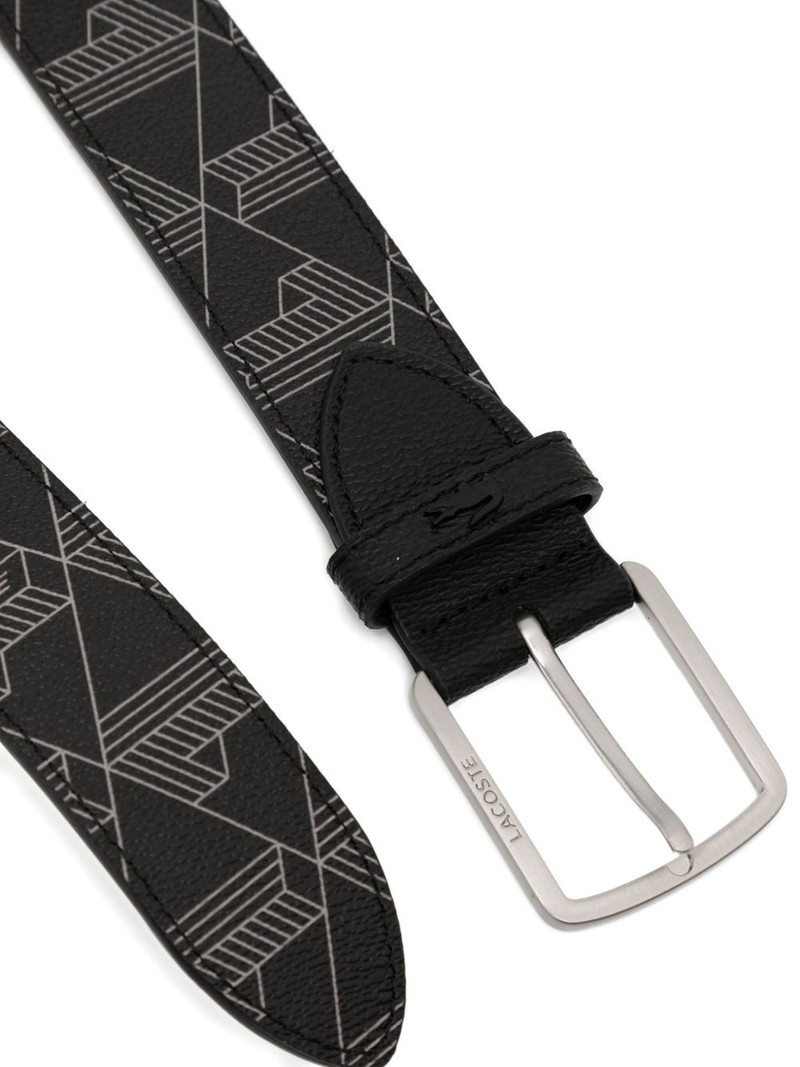 LACOSTE monogram belt and cardholder set outlook