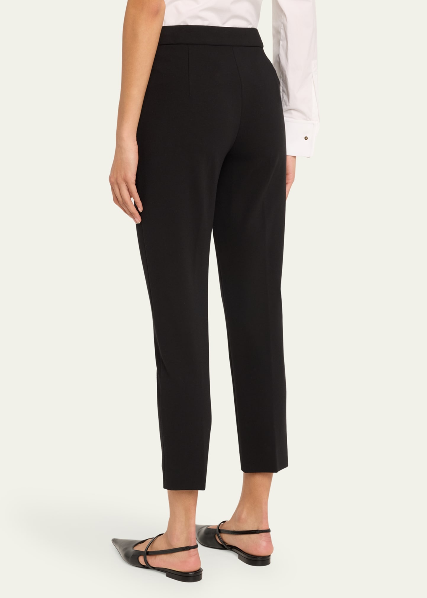 Pegno Jersey Straight-Leg Ankle Pants - 3