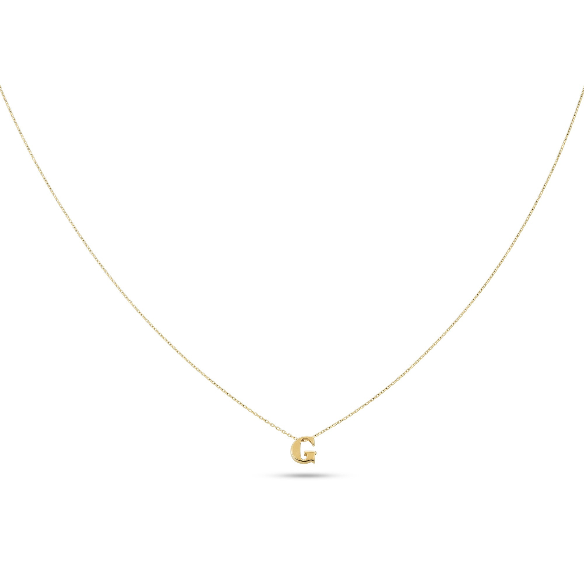 Letterpress Initial Necklace - 3
