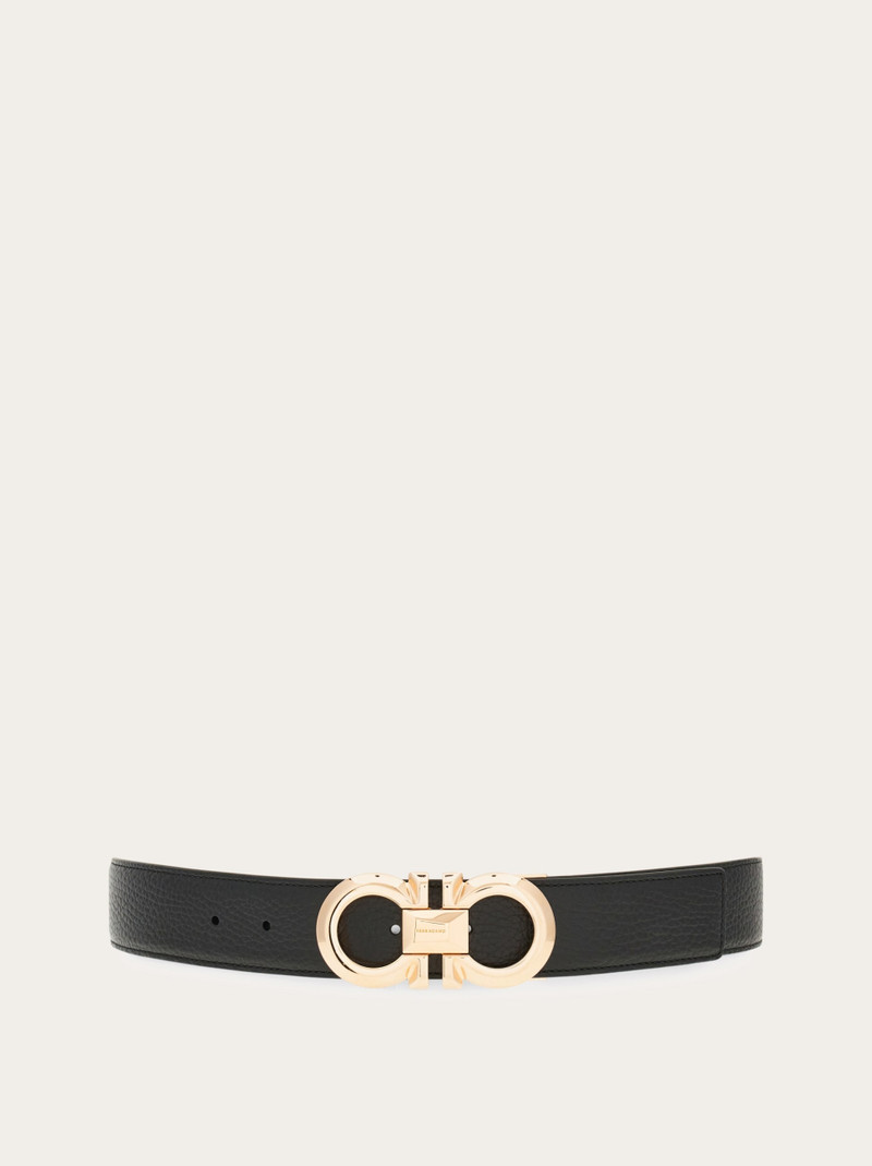 Reversible and adjustable Gancini belt 1