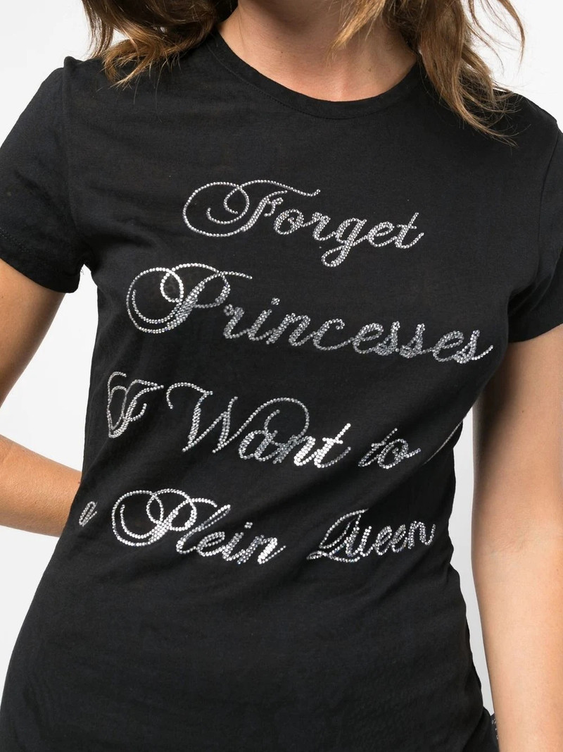 crystal-embellished cotton T-shirt 5
