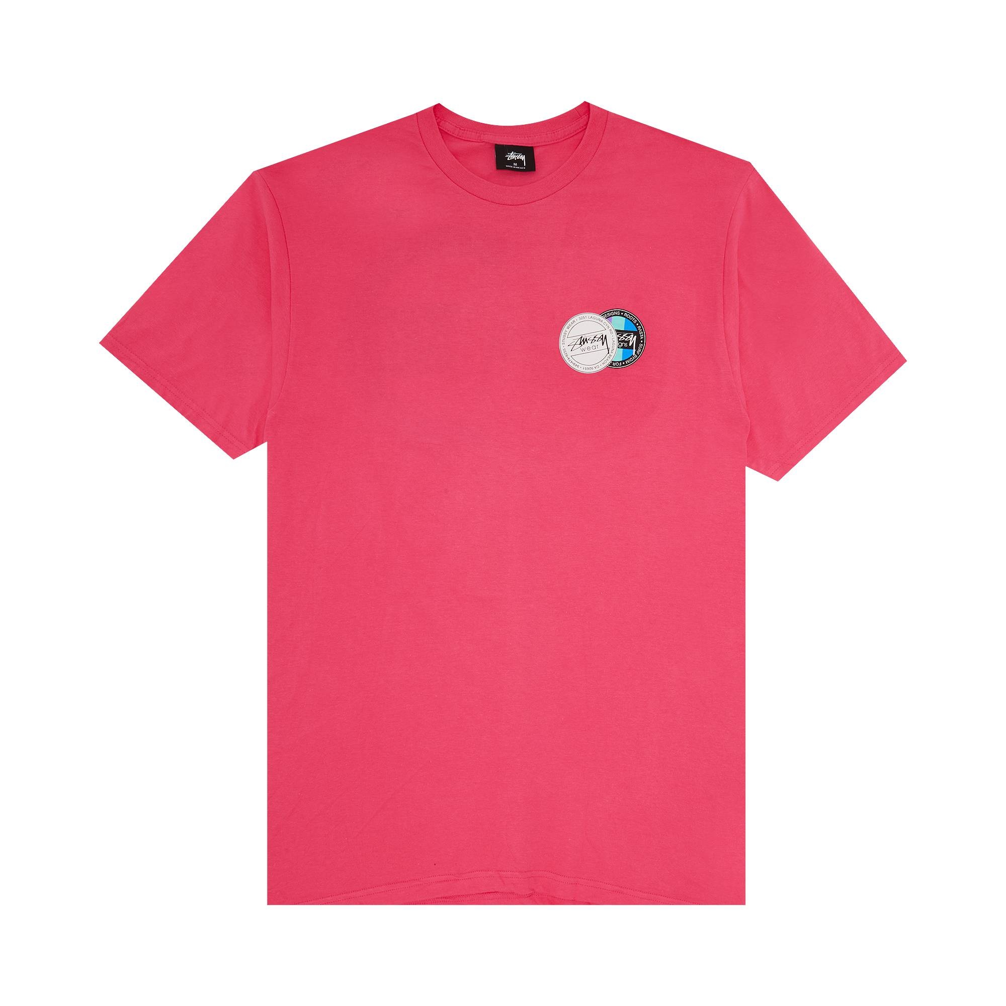 Stussy Double Dot Tee 'Pink' - 1