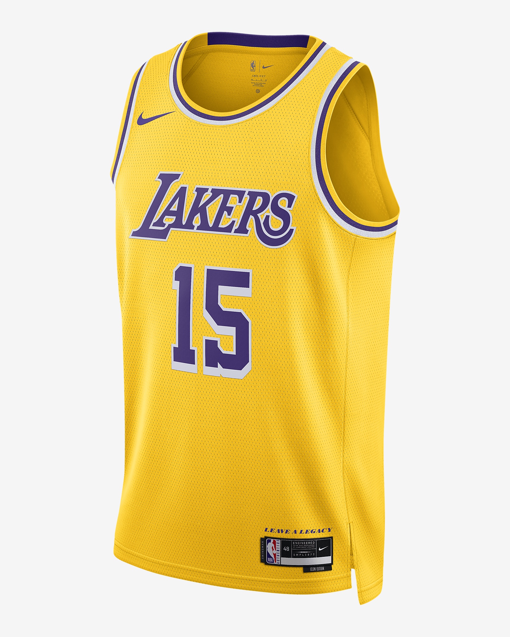 Los Angeles Lakers Icon Edition 2022/23 Nike Men's Dri-FIT NBA Swingman Jersey - 1