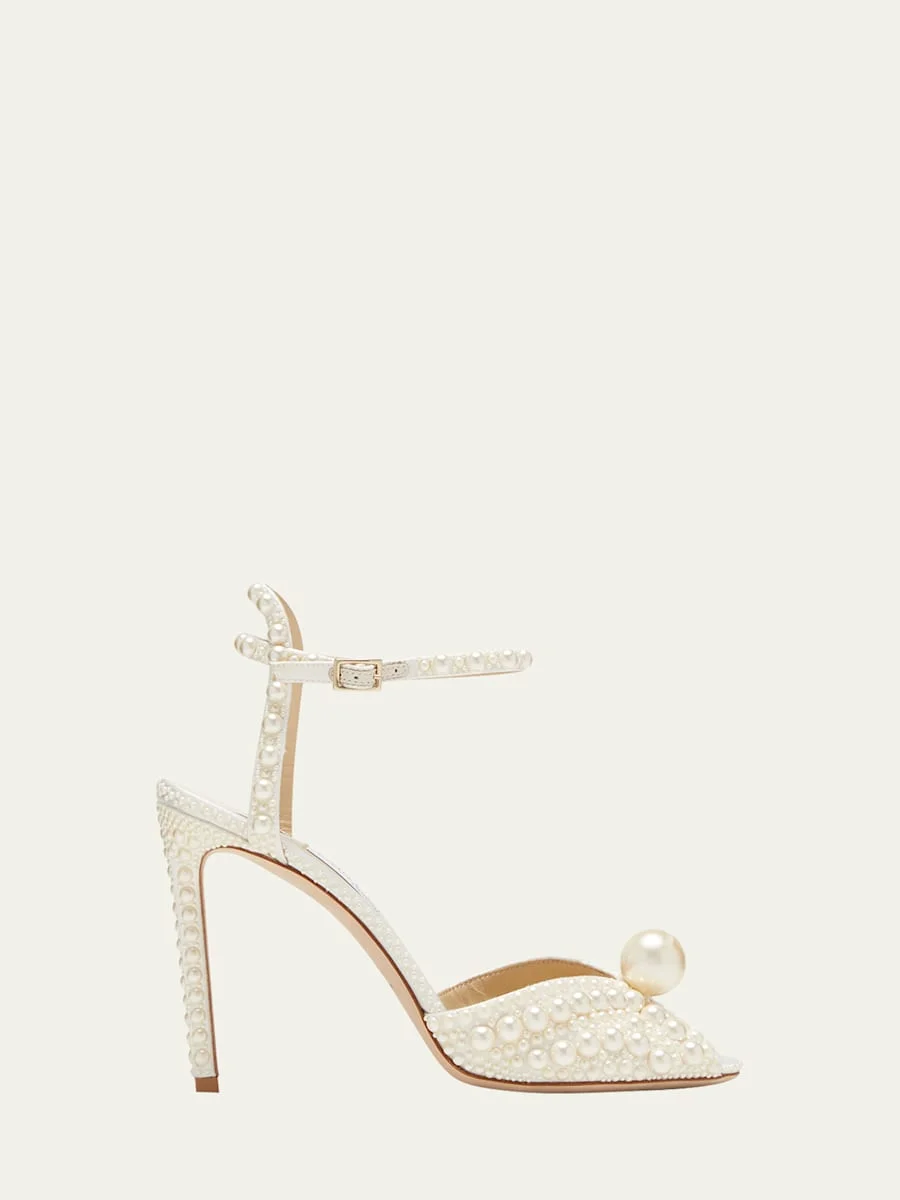 Sacora Faux Pearl Sandals - 1