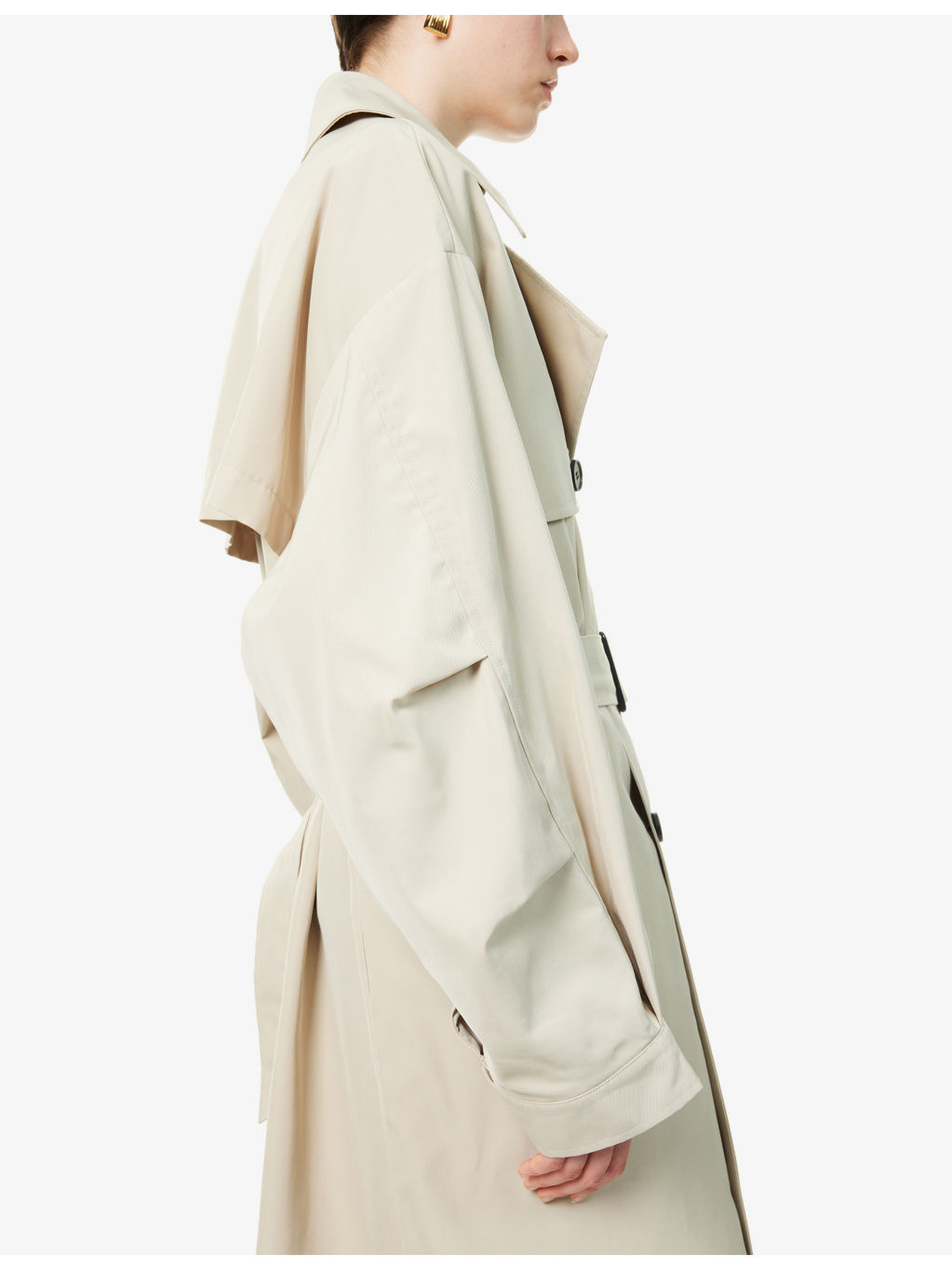 Mavis Oversized Woven Trench - 6