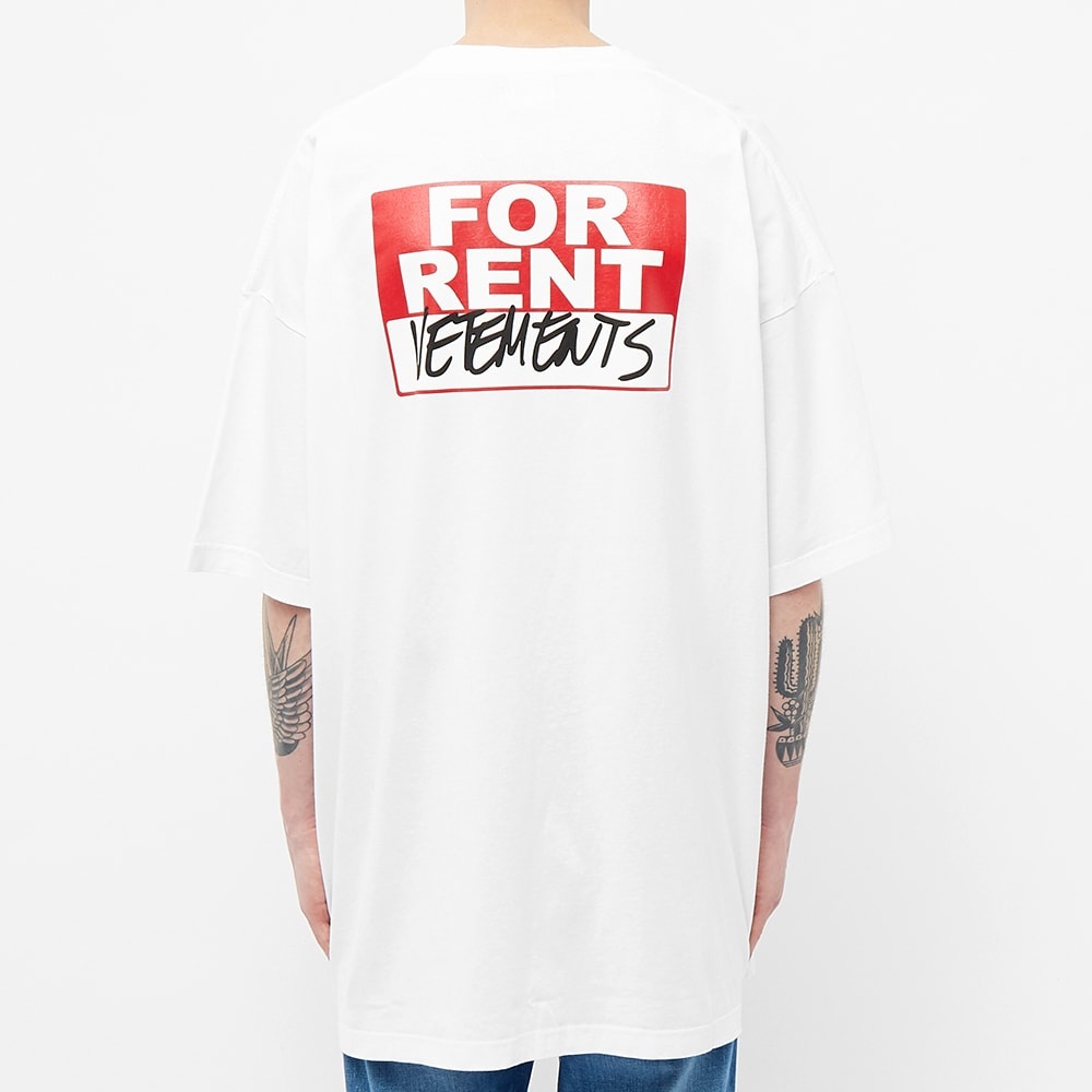 VETEMENTS For Rent Tee - 5