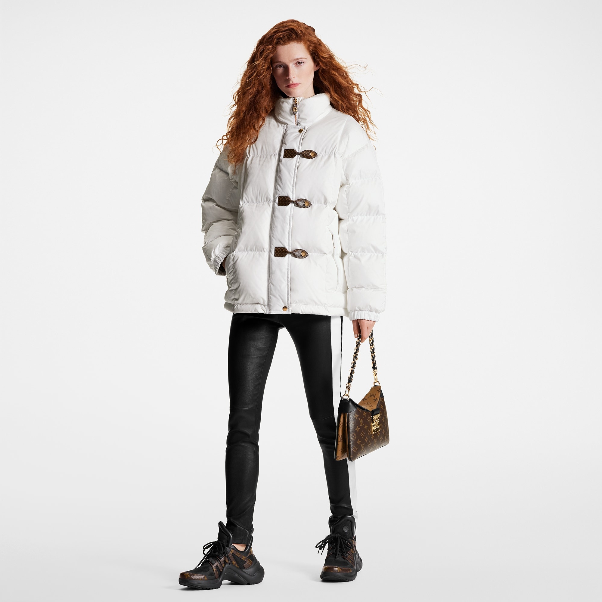 Monogram Accent Pillow Puffer Jacket - 4