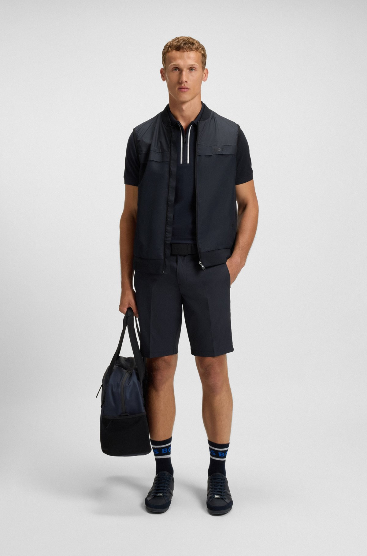 WATER-REPELLENT SHORTS WITH EASY-IRON FINISH - 3