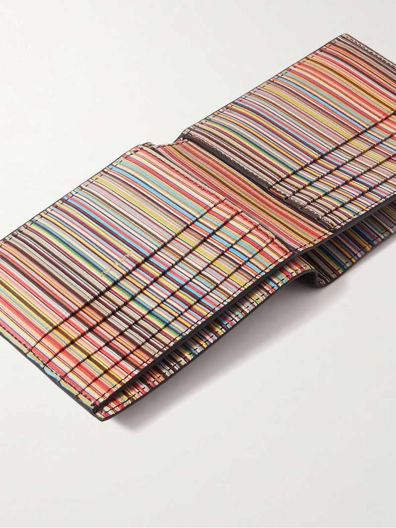 Paul Smith Leather Billfold Wallet and Three-Pack Cotton-Blend Socks Gift Set outlook