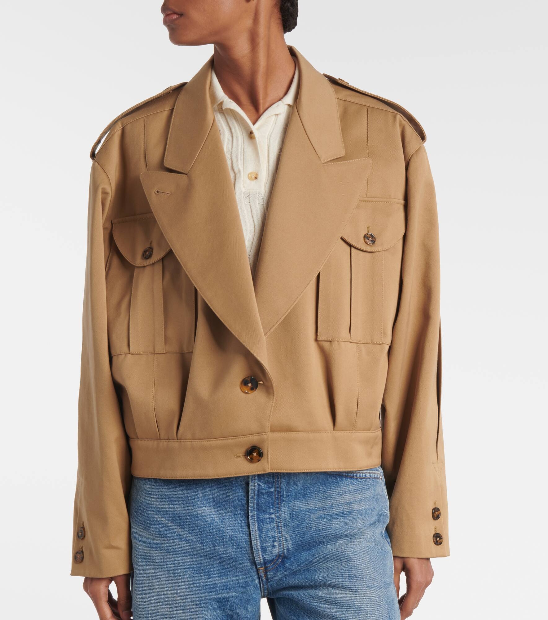 Cotton bomber jacket - 6