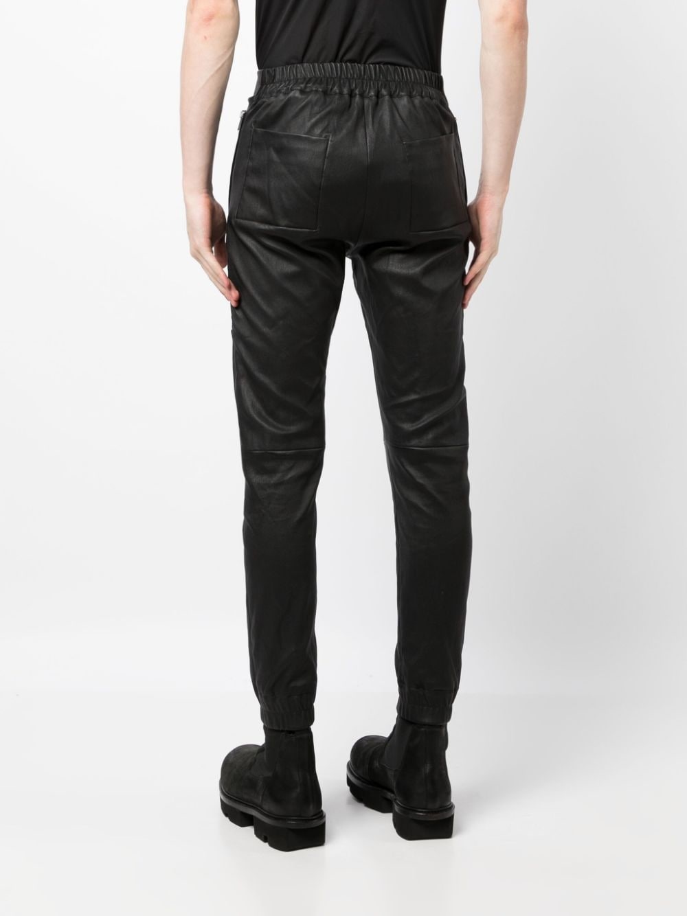 zipper-detailing skinny trousers - 4