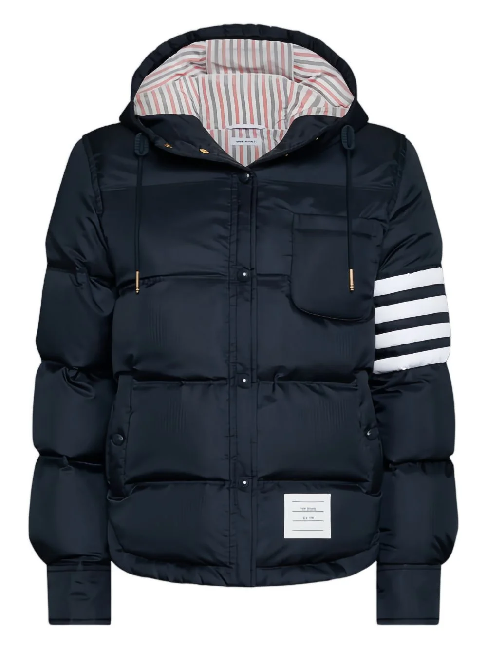 down hooded jacket - 1