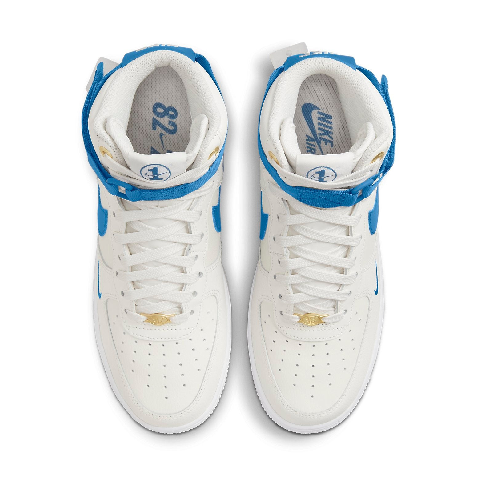 (WMNS) Nike Air Force 1 High SE '40th Anniversary - Sail Blue Jay' DQ7584-100 - 3