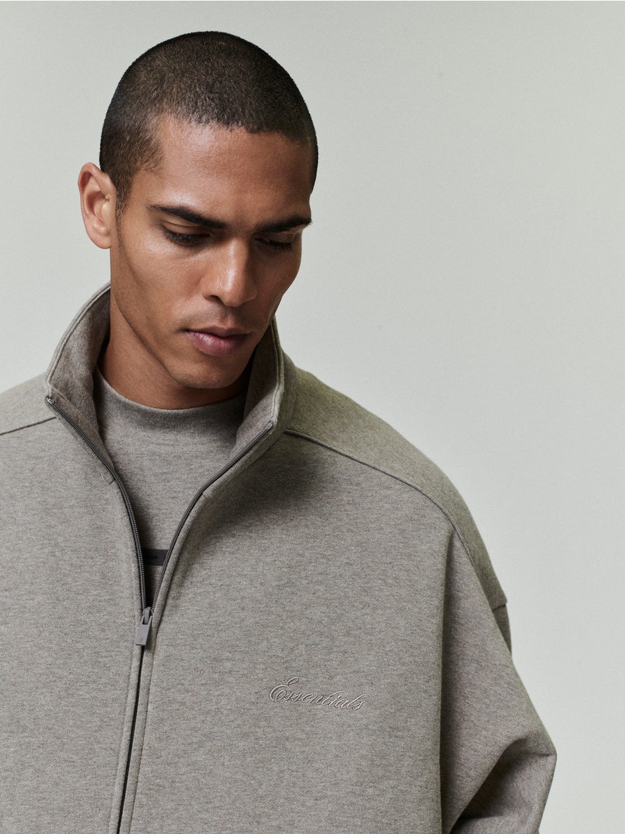 Modern Fleece Track Jacket With Piping - 2
