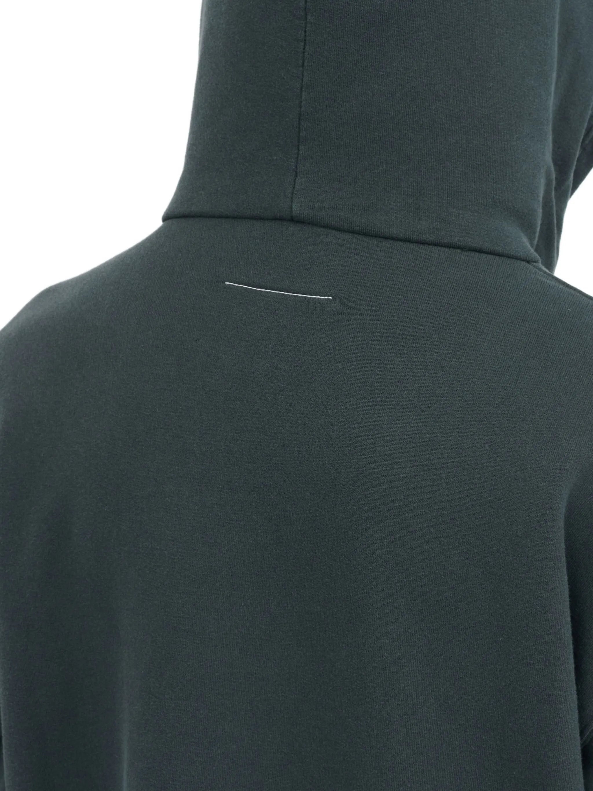 Mm6 Maison Margiela Faded Logo-embroidered Hoodie - 6