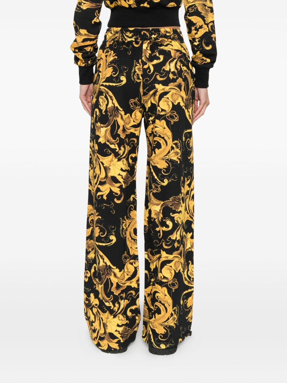 Barocco-print track pants - 4
