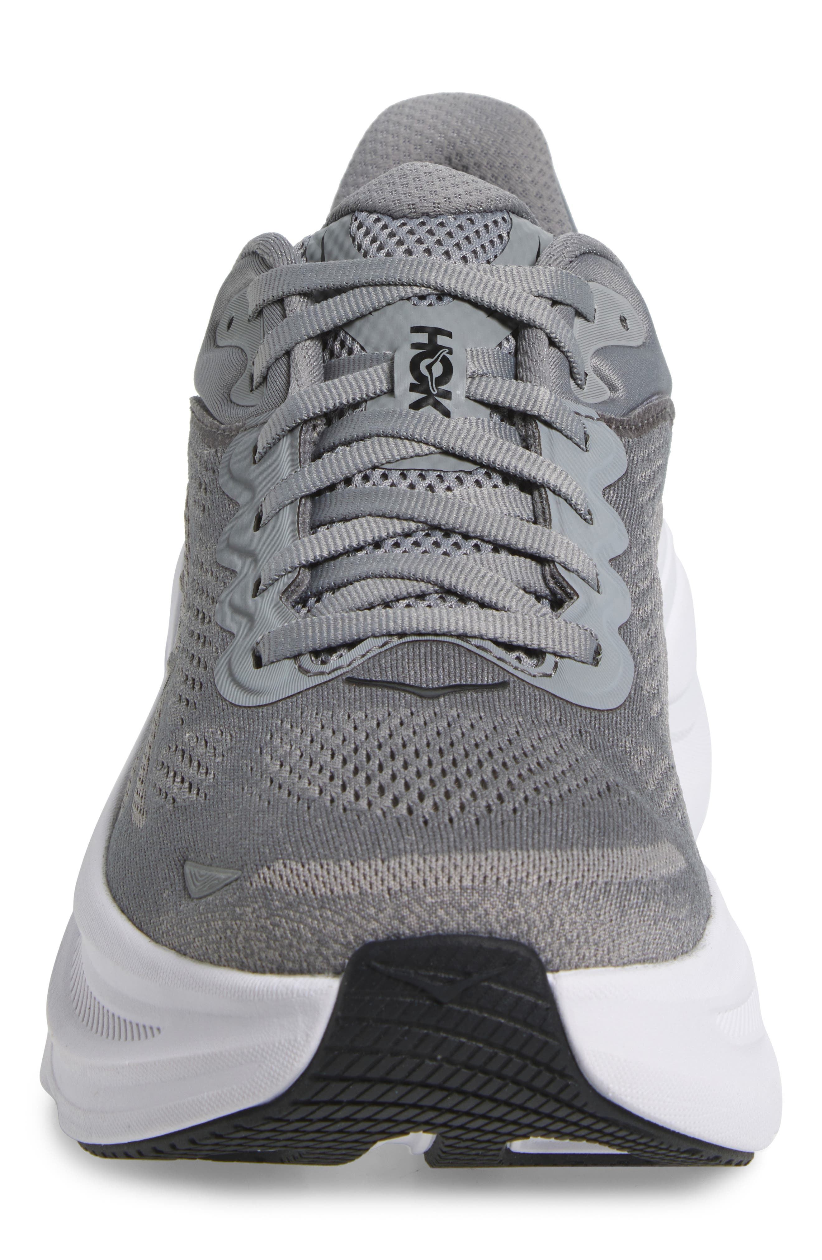 HOKA Bondi 9 Running Shoe in Galactic Grey /Stellar Grey at Nordstrom - 4