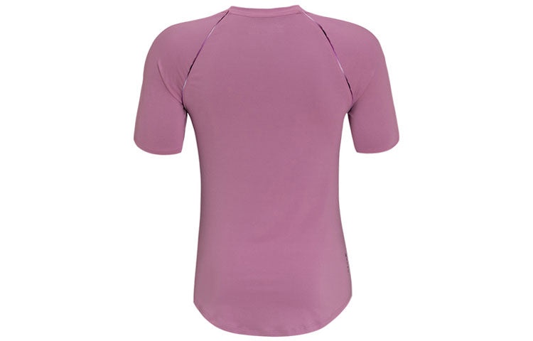 Under Armour Rush Casual Breathable Training Sports Short Sleeve Pink Red 1360852-680 - 2