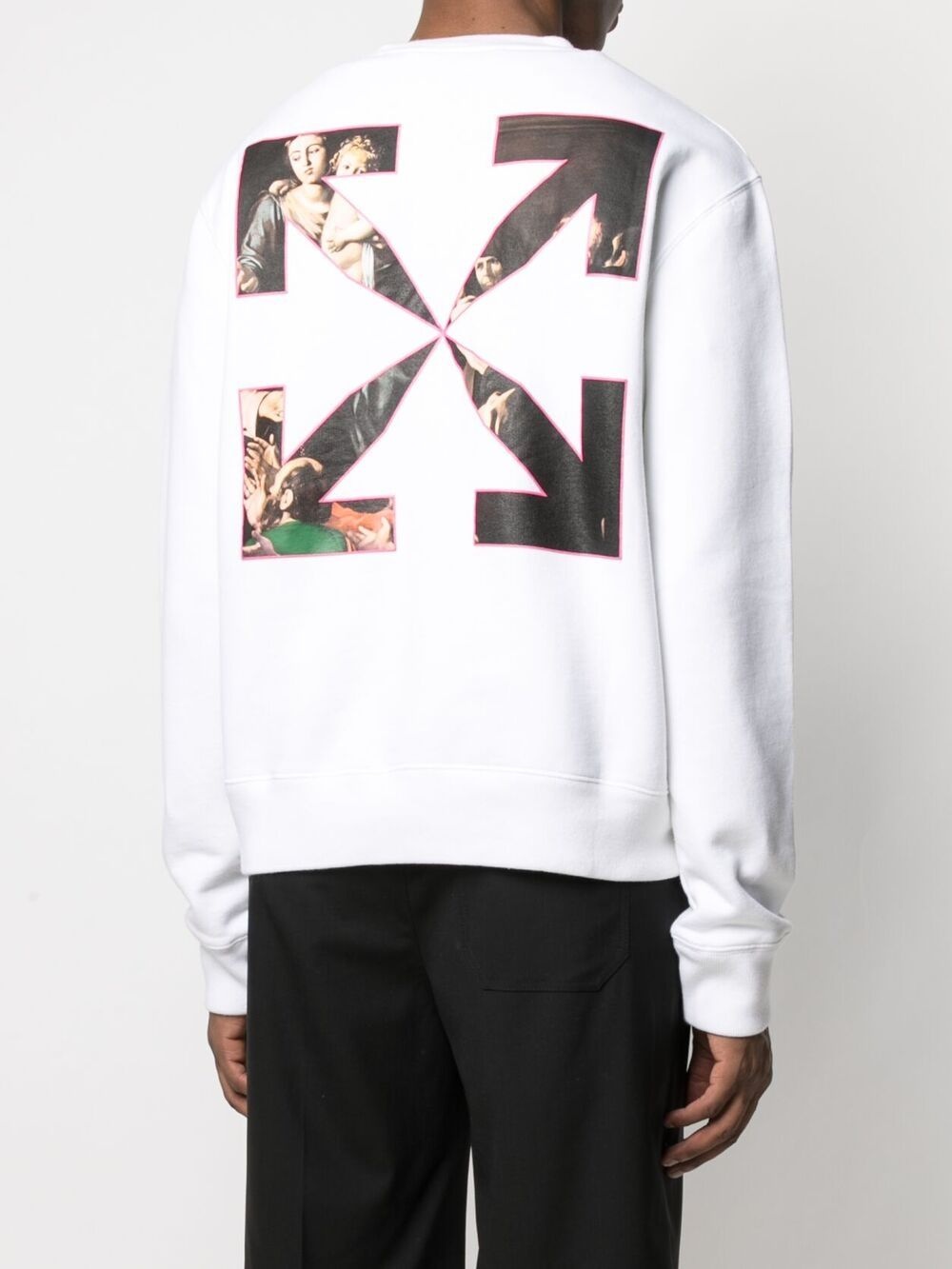 Arrows-motif printed sweatshirt - 4