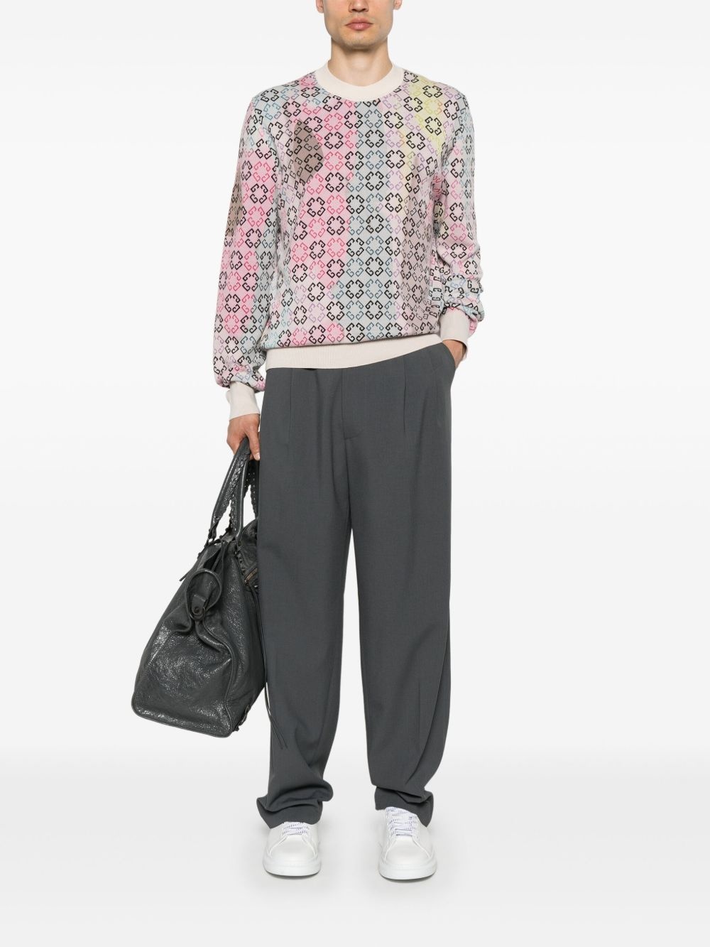 4G-jacquard sweater - 2