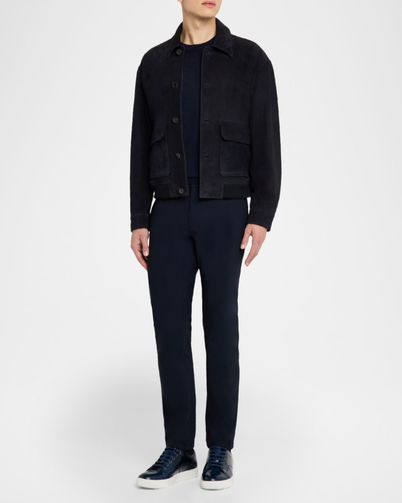 FRAME Men & apos;s Suede Flap-Pocket Blouson outlook