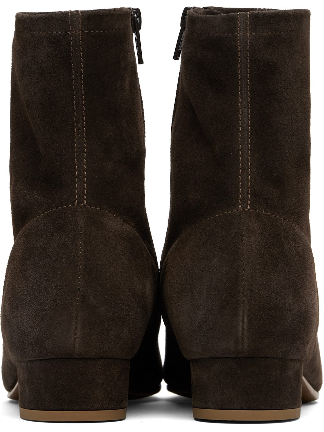 Brown Este Suede Leather Boots - 2