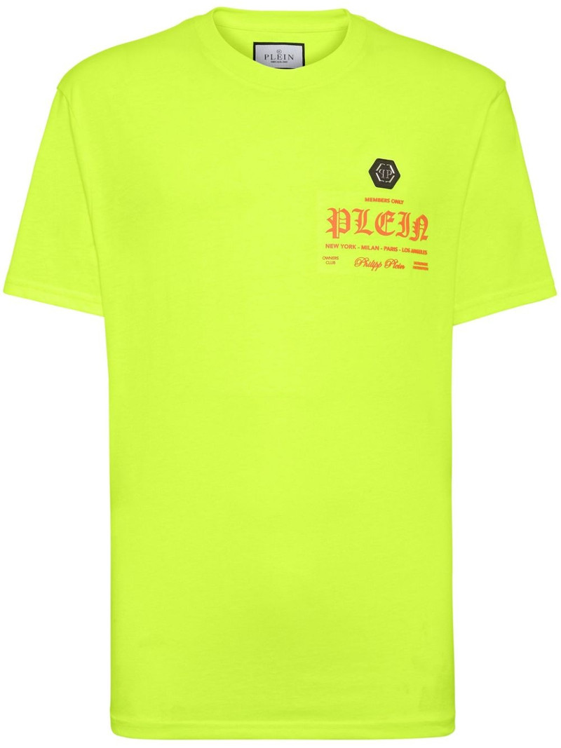 logo-print cotton T-shirt 1