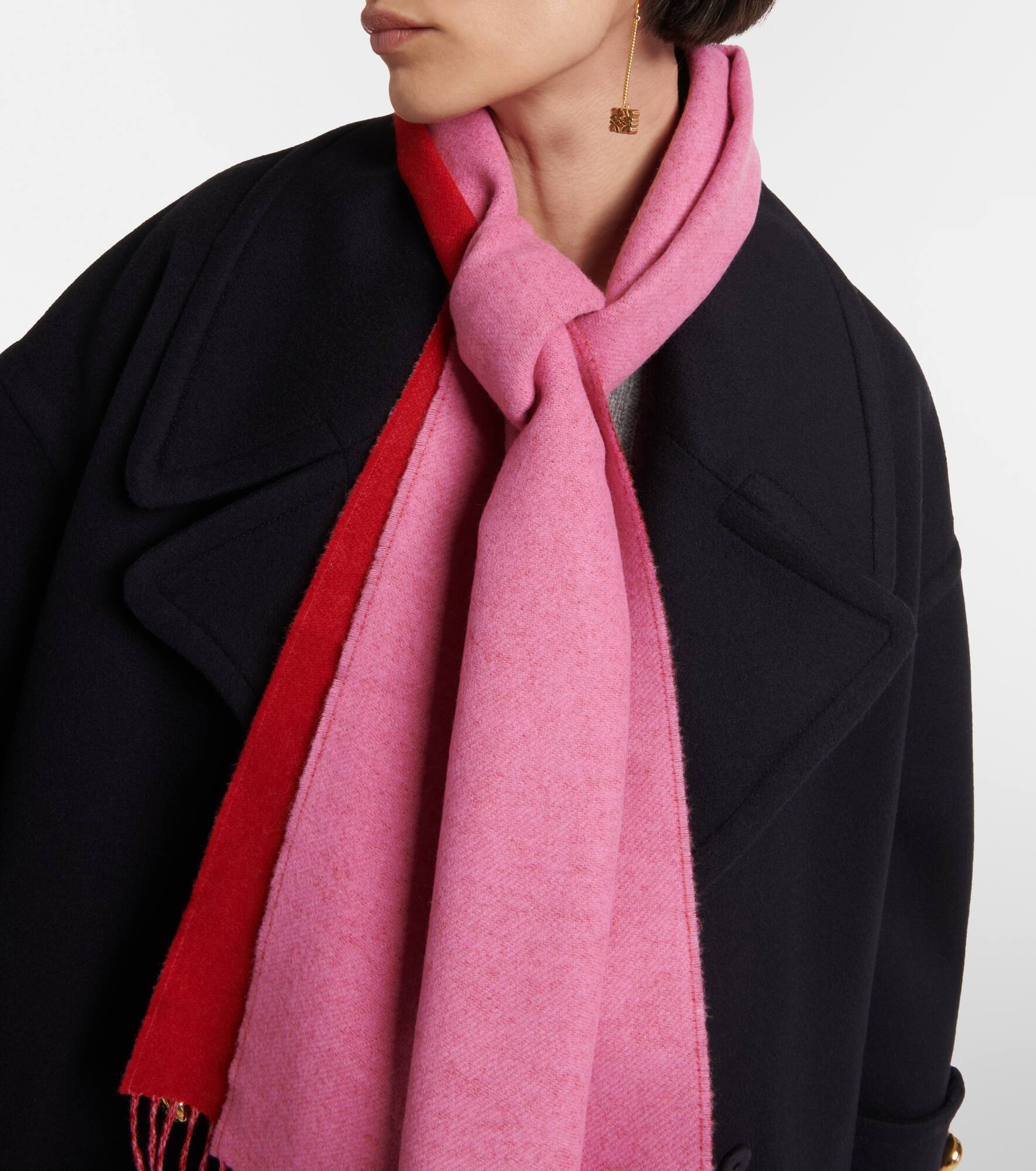 Wool and cashmere scarf - 2