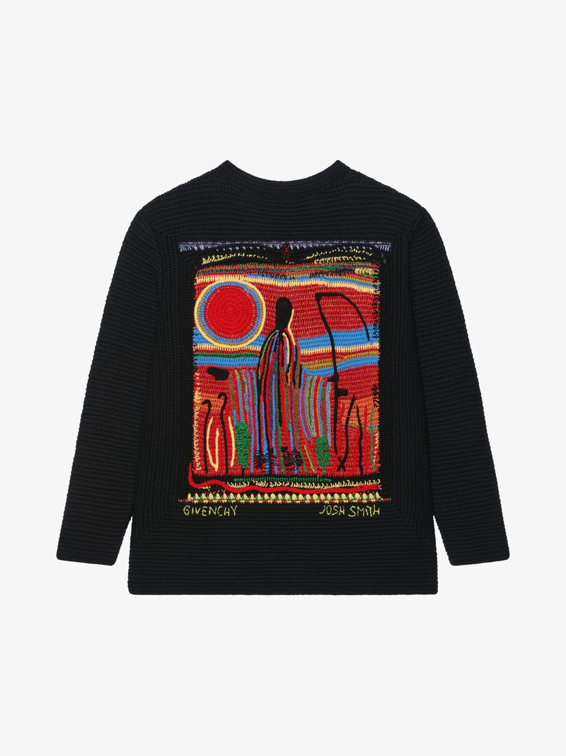 CARDIGAN IN COTTON WITH REAPER PRINT 5