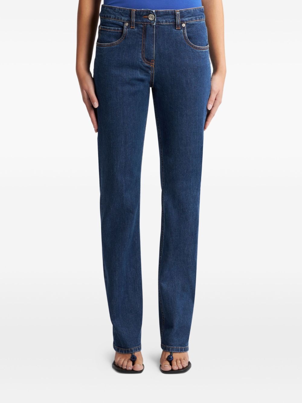 straight-leg jeans - 2