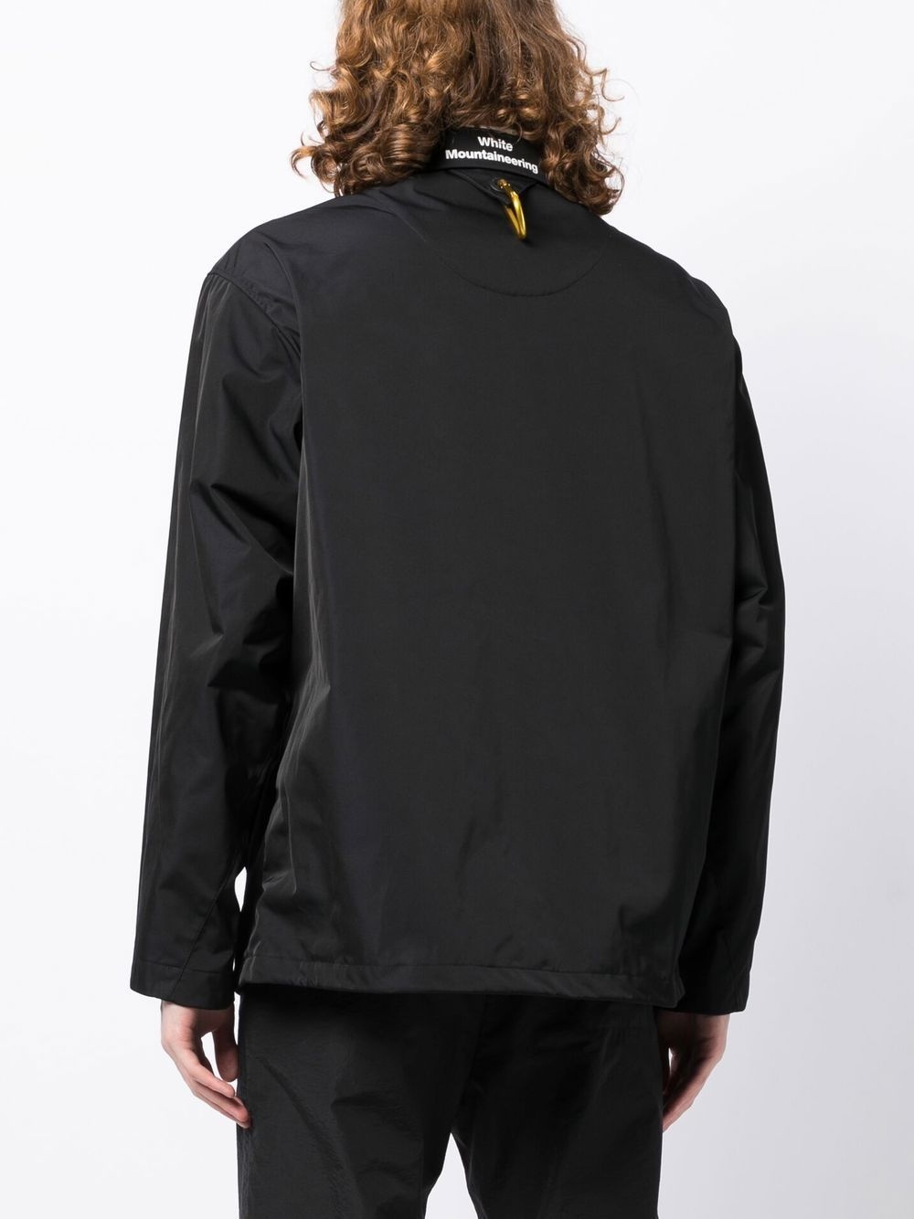 buttoned classic-collar jacket - 4