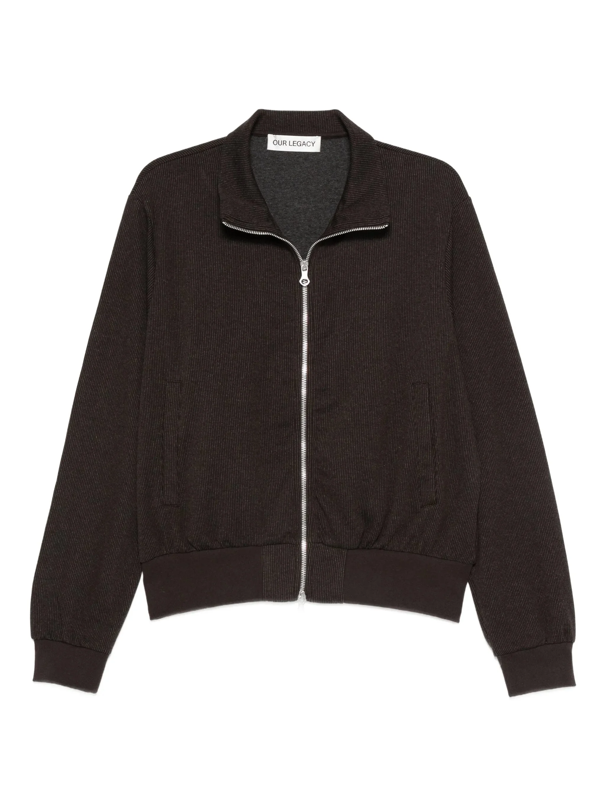 pinstripe-pattern jacket - 1