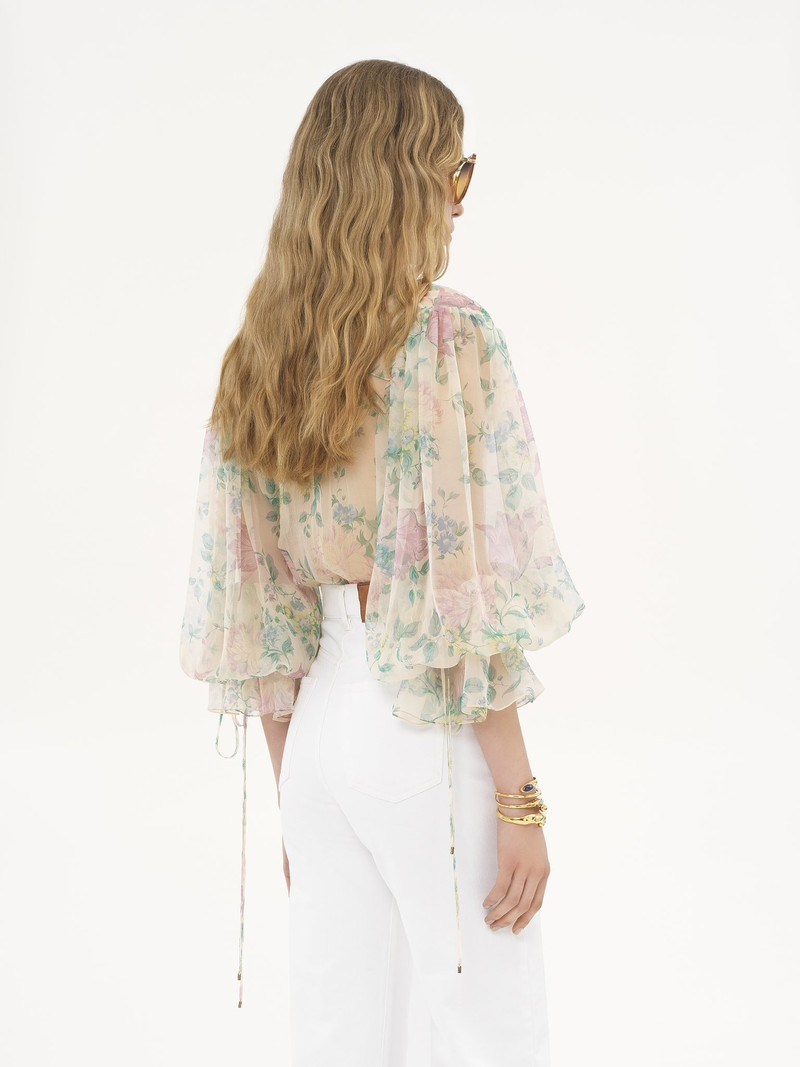 SILK MOUSSELINE에 있는 PUFF-SLEEVE 블라우스 5