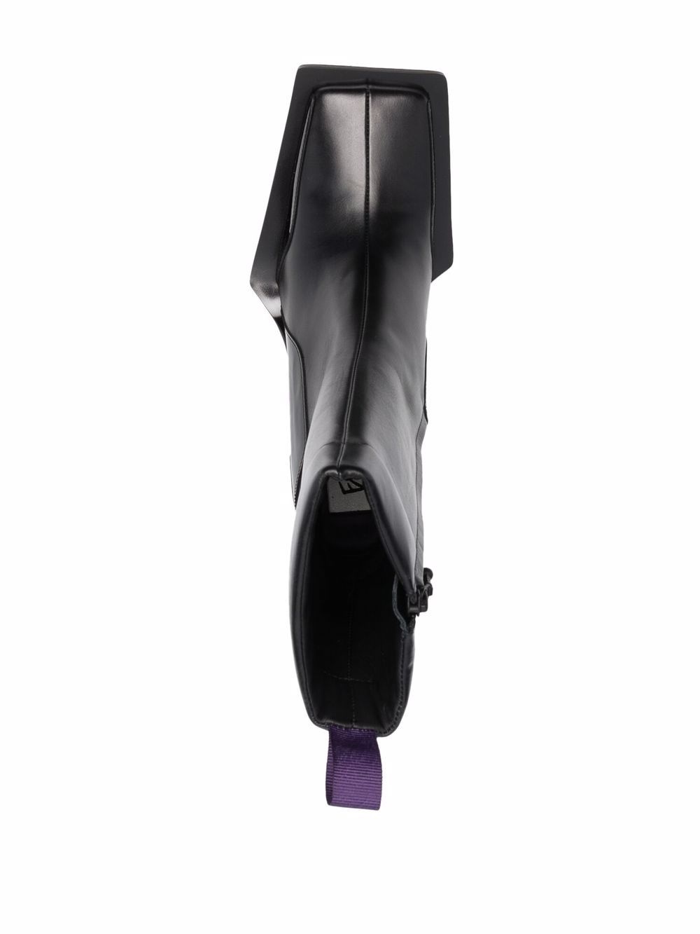 square-toe ankle boots - 4