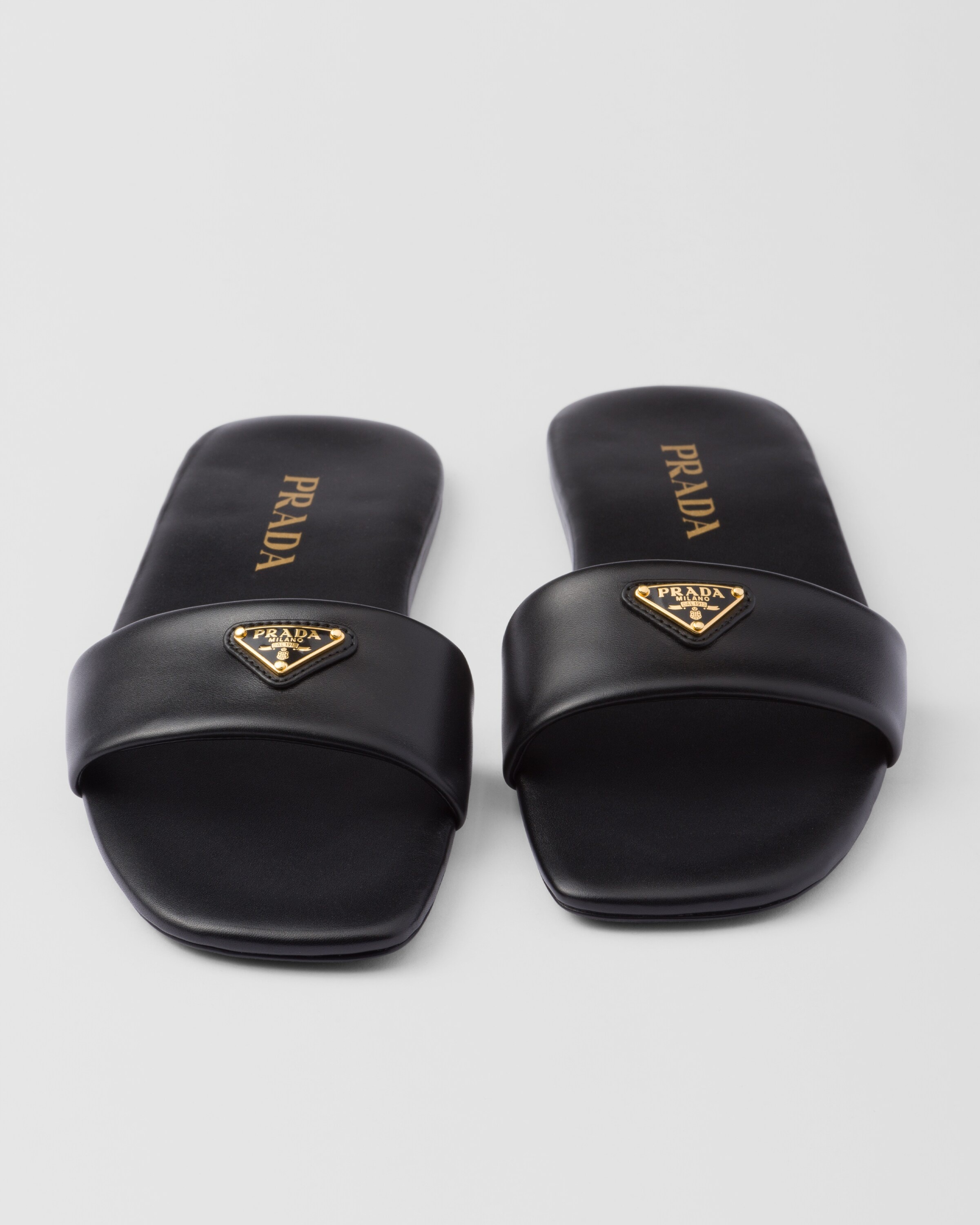 Leather slides - 5