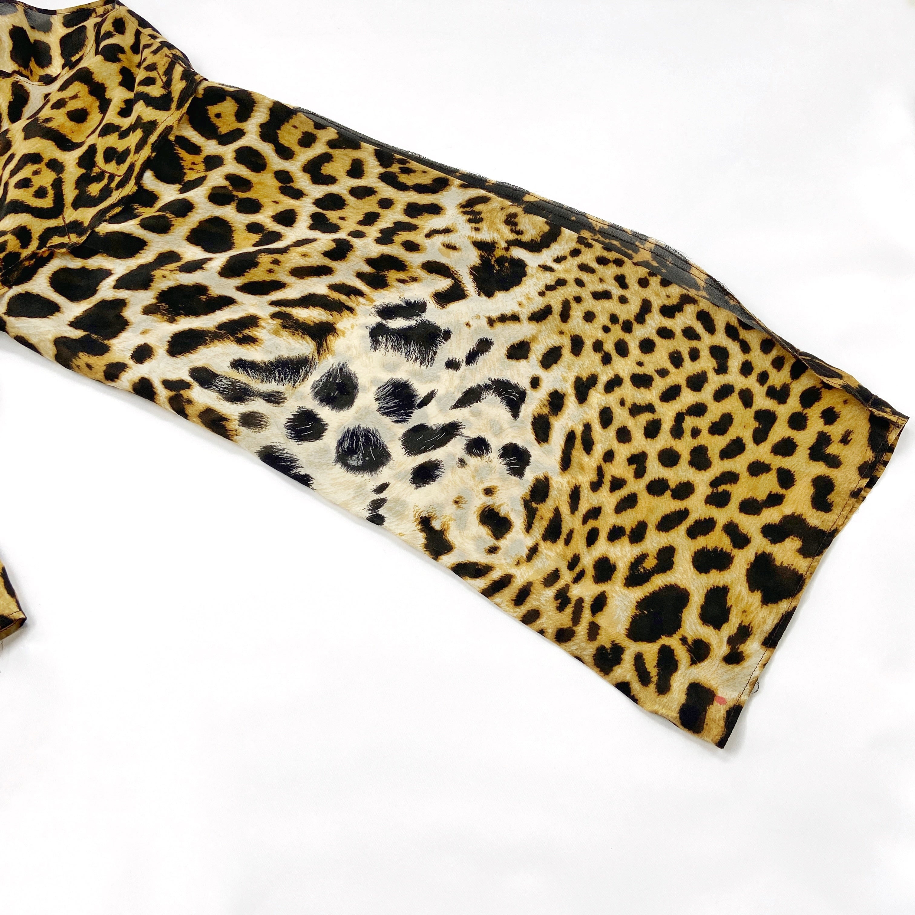 Yves Saint Laurent Rive Gauche Spring 2002 Tom Ford Iconic Runway Leopard/ Cheetah Print Oversized S - 17