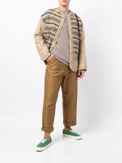 Junya Watanabe MAN straight-leg cotton trousers outlook