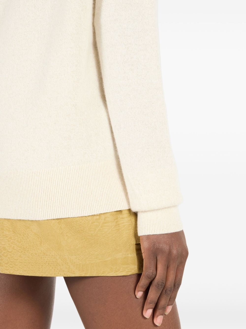 logo-embroidered sweater - 6