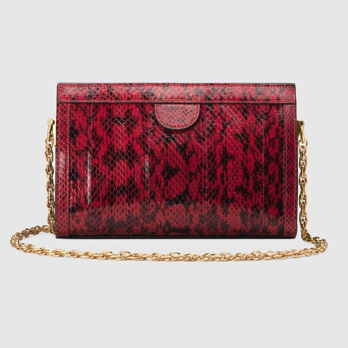 Ophidia small snakeskin shoulder bag - 3