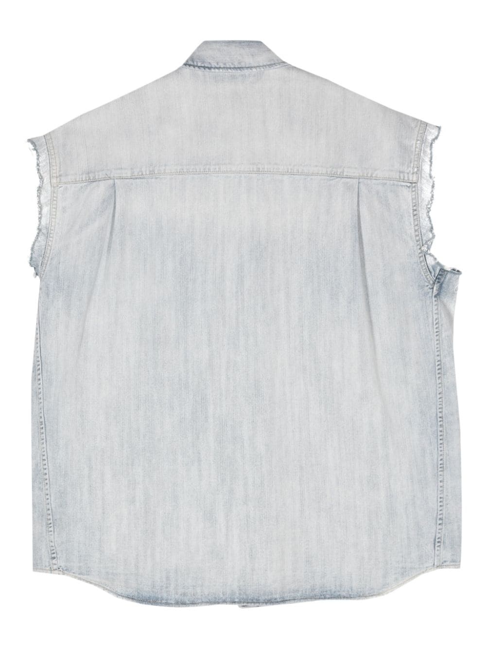 ripped sleeveless shirt - 2