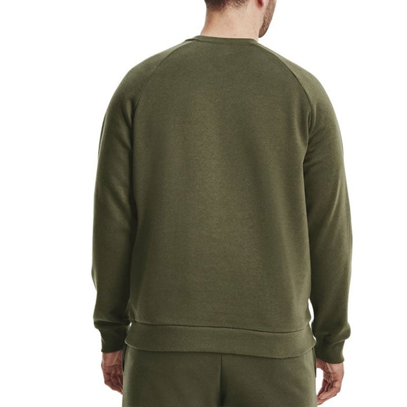 Under Armour Rival Fleece Crew Top 'Olive Green' 1379755-390 - 4