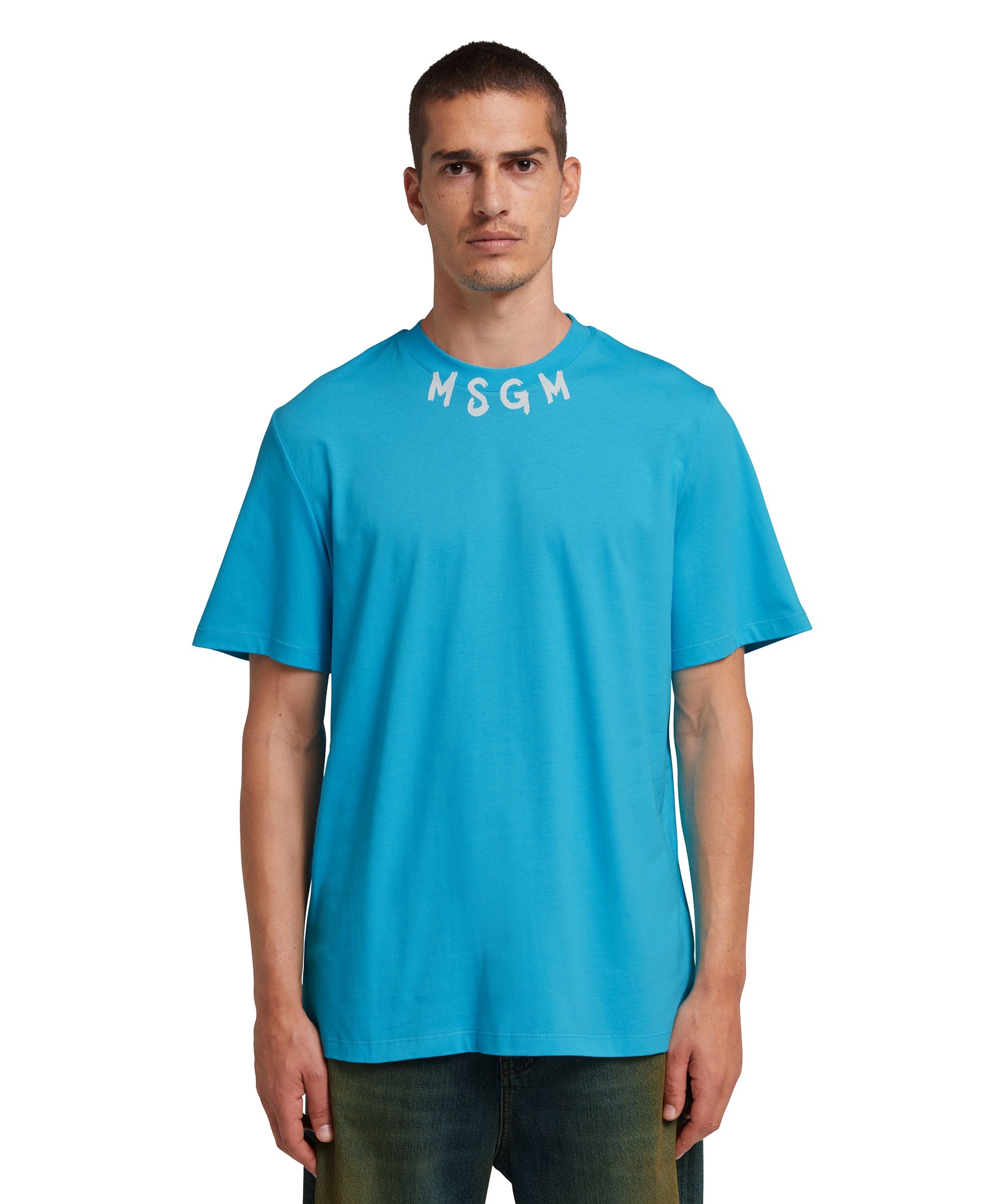 T-Shirt with brushstroke logo - 2