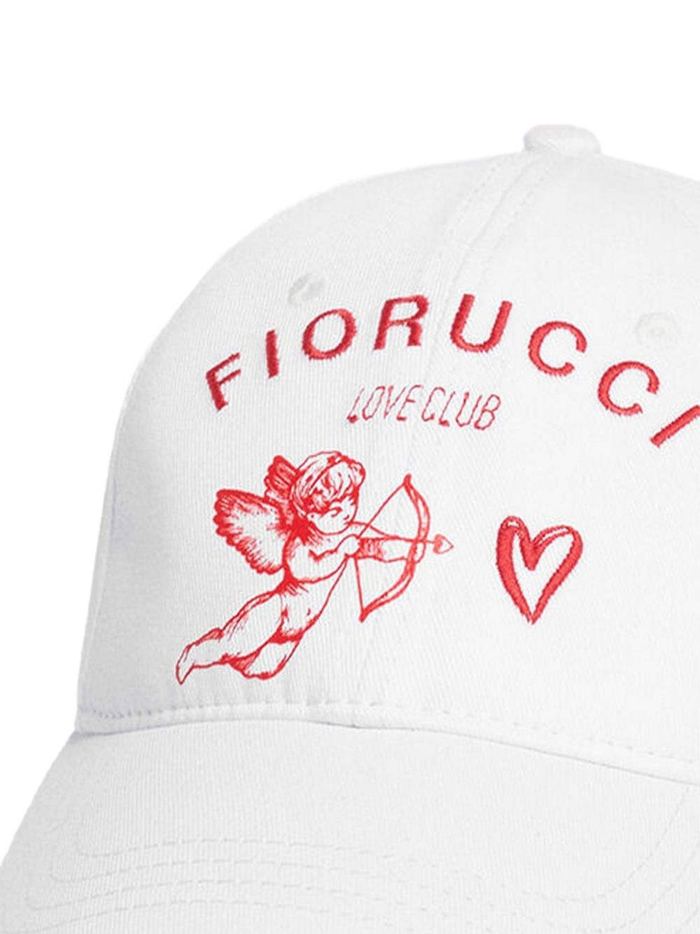 cupid embroidered-logo baseball cap hat - 3